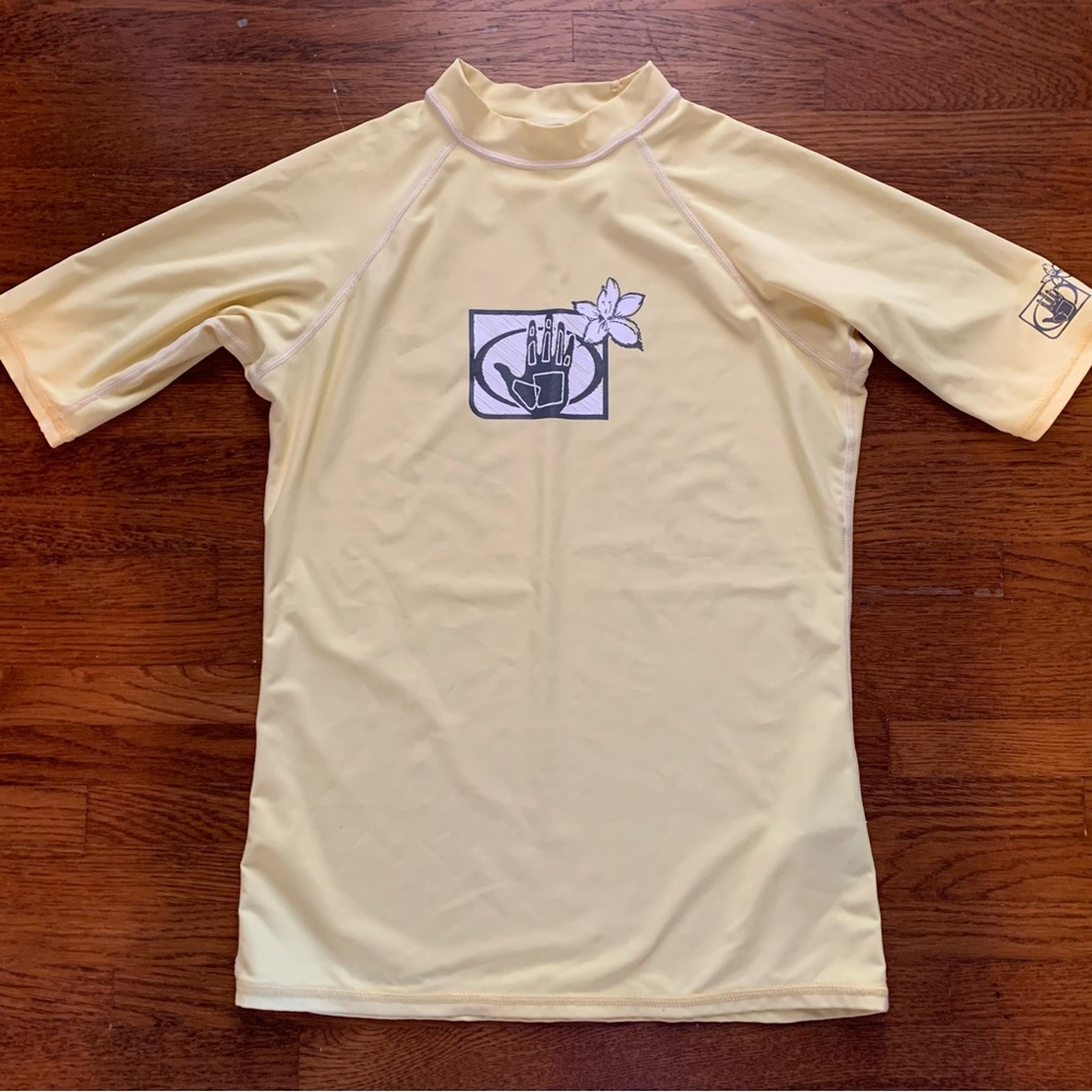 Kid’s Body Glove Yellow Rashguard * XL